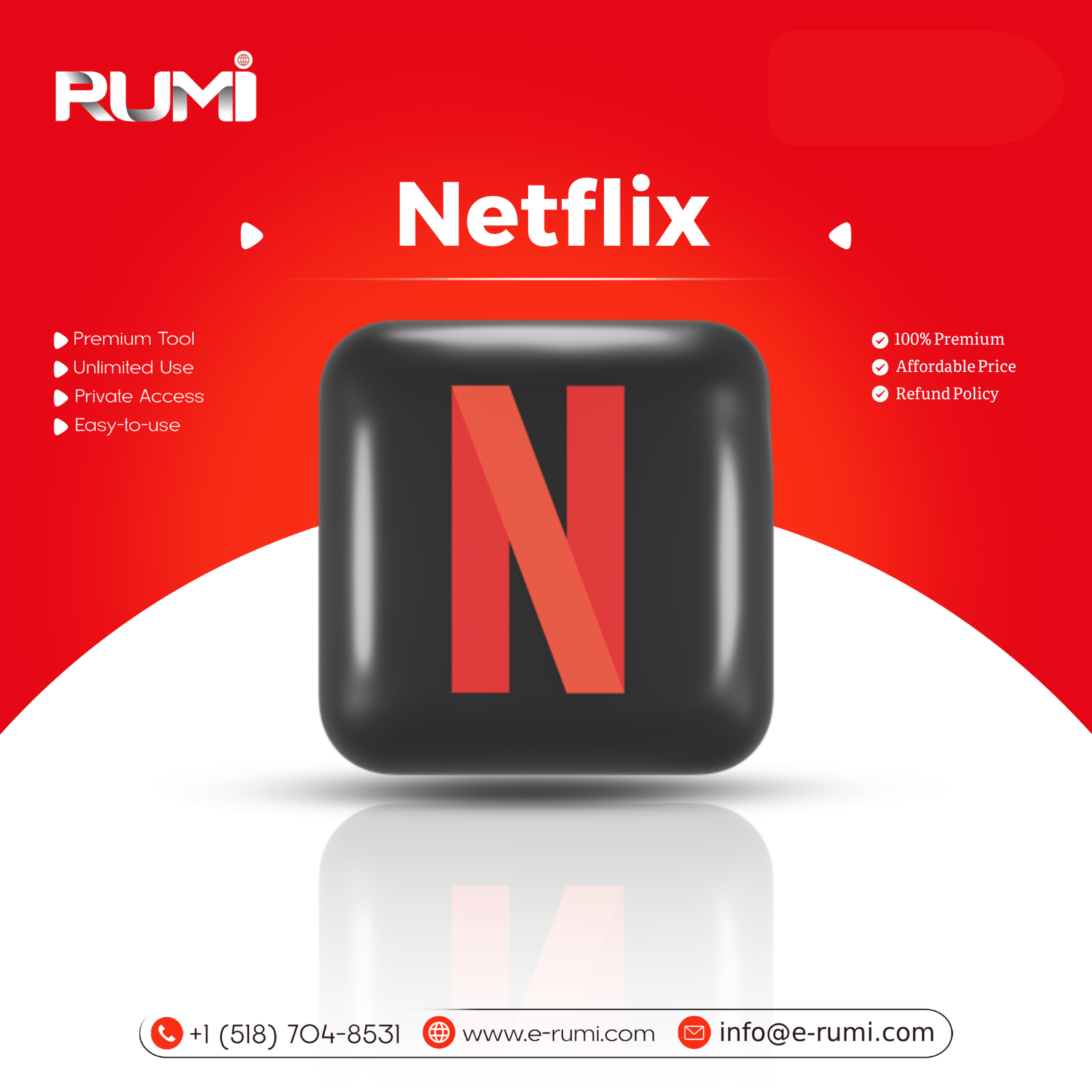 Netflix Premium – 1 Month